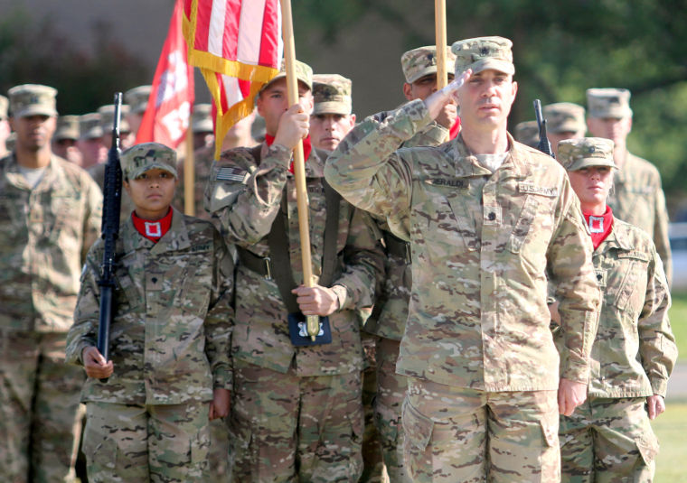 8th Engineer Battalion Colors Casing
